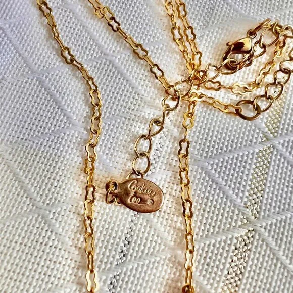 Cookie Lee Victorian Charm Necklace, Vintage Beaded Necklaces, Hand Blown Art - Picture 10 of 10